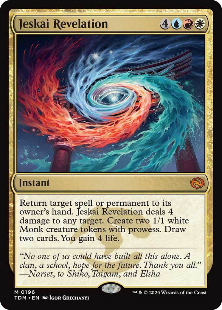 Jeskai Revelation [Tarkir: Dragonstorm] | Gaming Infinity