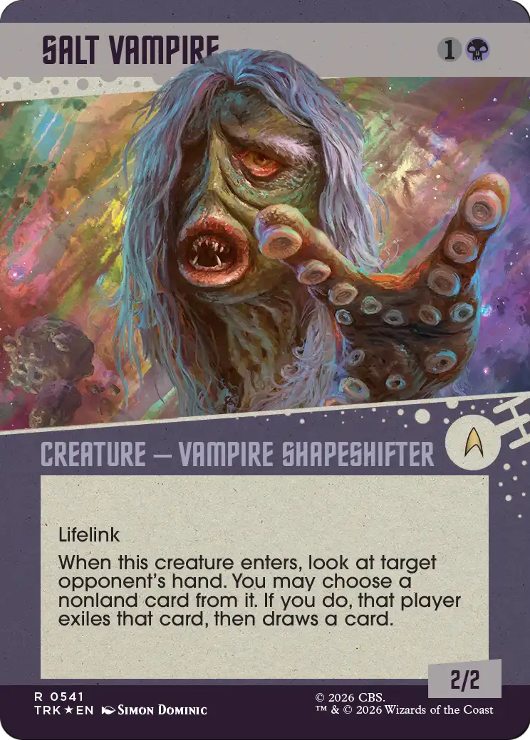 Salt Vampire (Showcase) (Surge Foil) [Star Trek] | Gaming Infinity