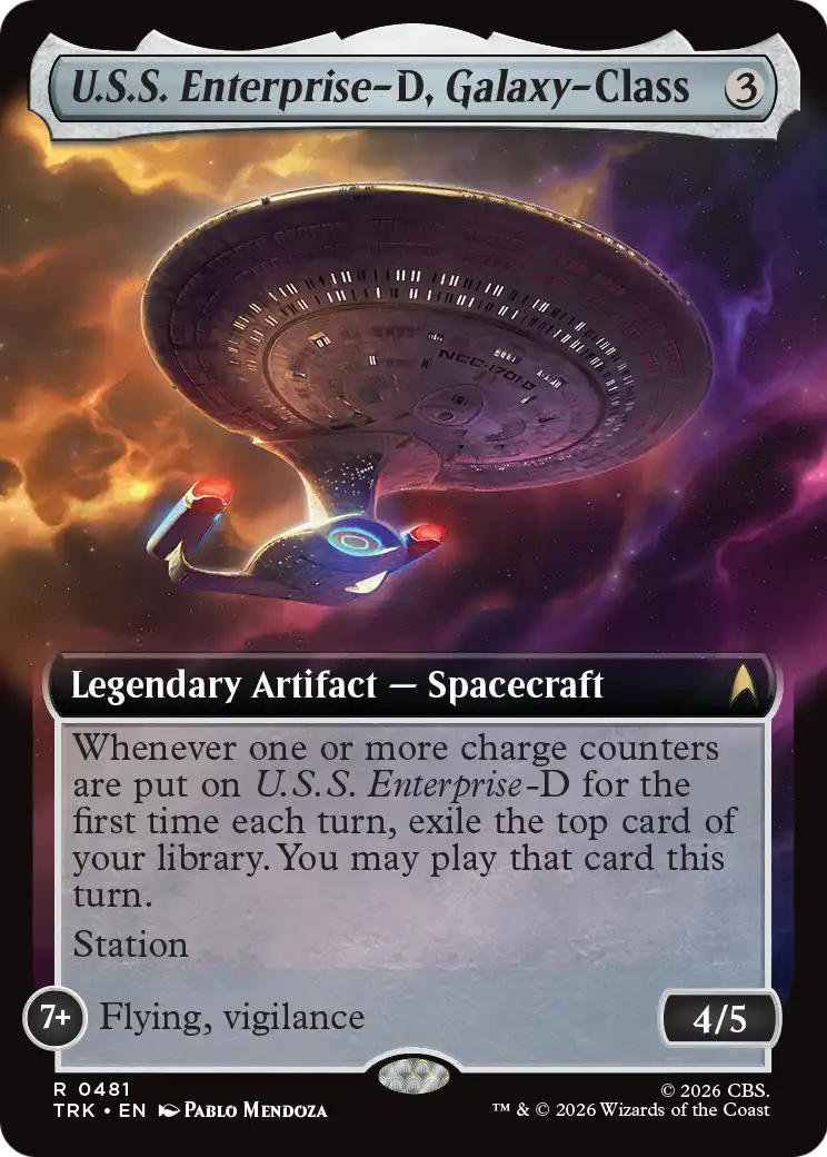 U.S.S. Enterprise-D, Galaxy-Class (Extended Art) [Star Trek] | Gaming Infinity