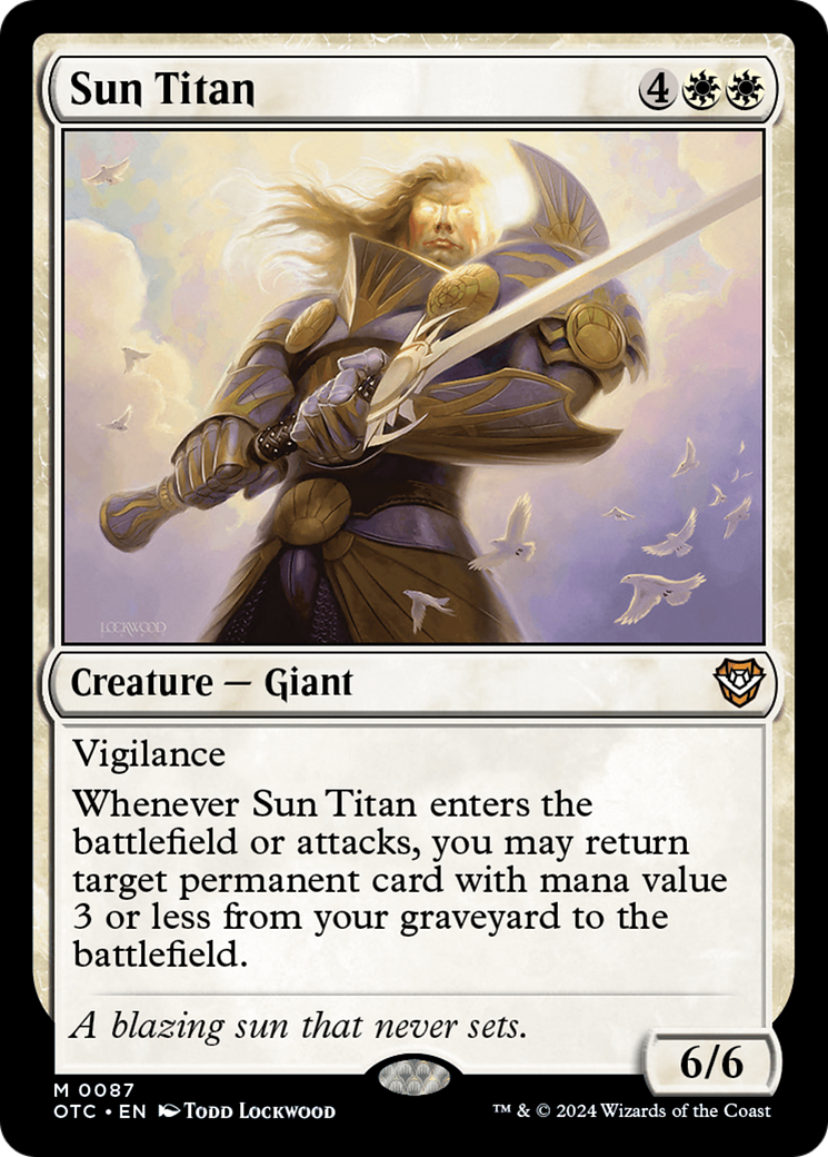 Sun Titan [Outlaws of Thunder Junction Commander] | Gaming Infinity