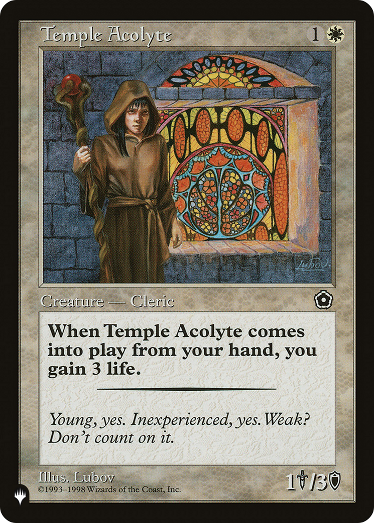 Temple Acolyte [The List] | Gaming Infinity