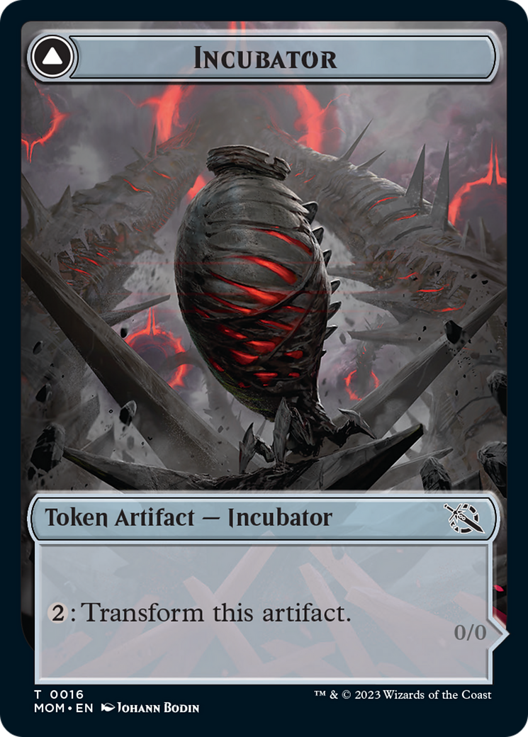 Incubator // Phyrexian (16) Double-Sided Token [March of the Machine Tokens] | Gaming Infinity