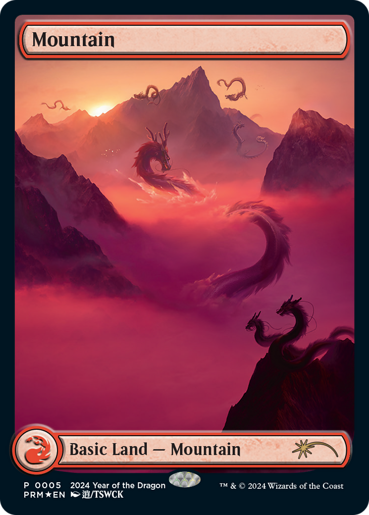 Mountain (Year of the Dragon 2024) [Standard Showdown Promos] | Gaming Infinity