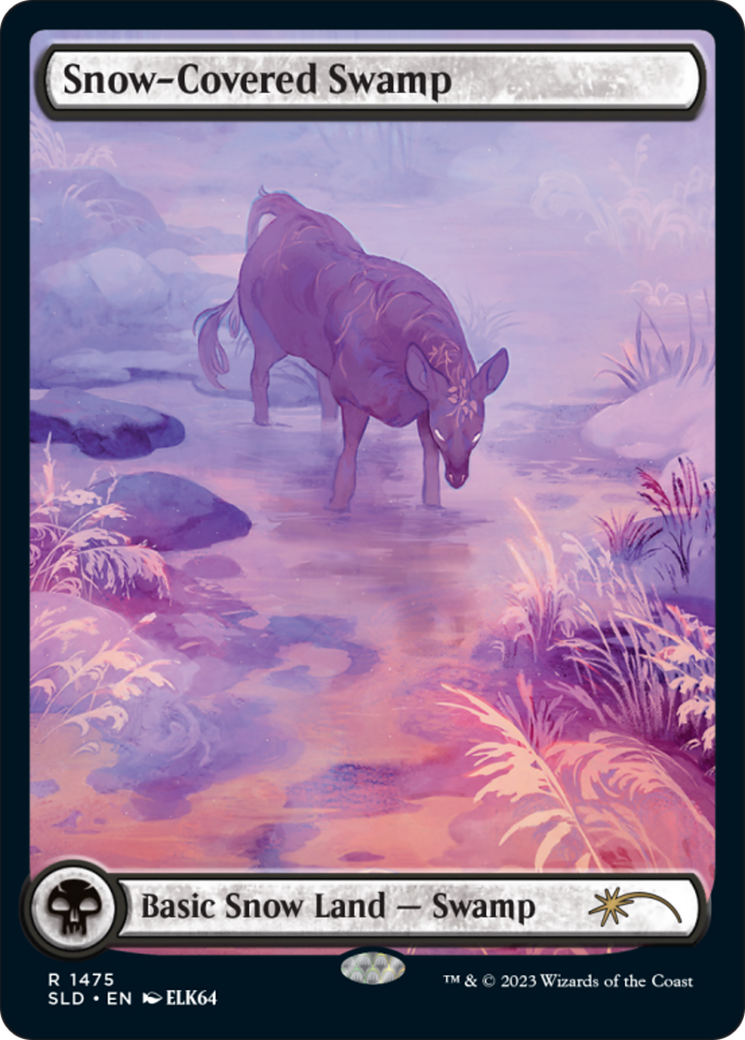 Snow-Covered Swamp (1475) (Rainbow Foil) [Secret Lair Drop Series] | Gaming Infinity