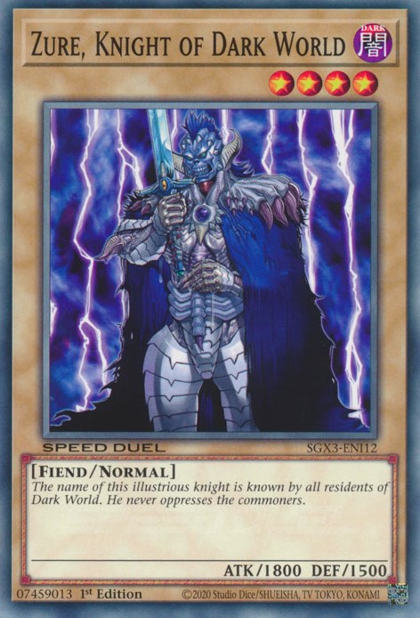Zure, Knight of Dark World [SGX3-ENI12] Common | Gaming Infinity