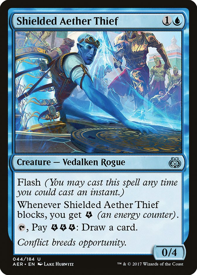 Shielded Aether Thief [Aether Revolt] | Gaming Infinity