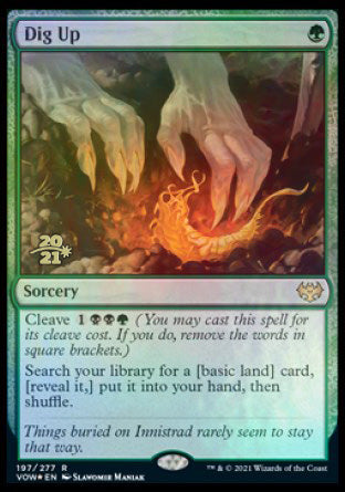 Dig Up [Innistrad: Crimson Vow Prerelease Promos] | Gaming Infinity