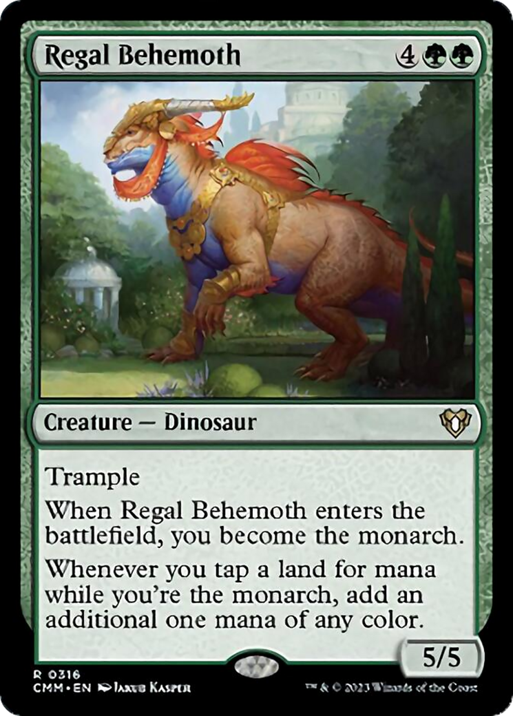 Regal Behemoth [Commander Masters] | Gaming Infinity