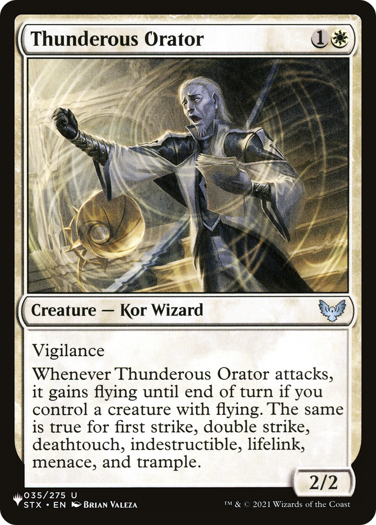 Thunderous Orator [The List] | Gaming Infinity