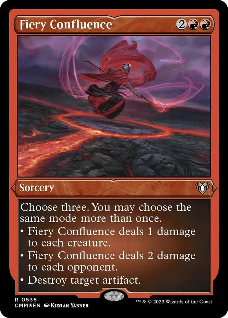 Fiery Confluence (Foil Etched) [Commander Masters] | Gaming Infinity