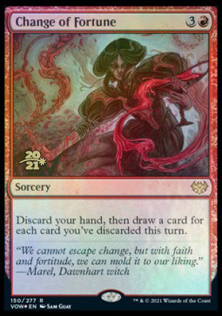 Change of Fortune [Innistrad: Crimson Vow Prerelease Promos] | Gaming Infinity