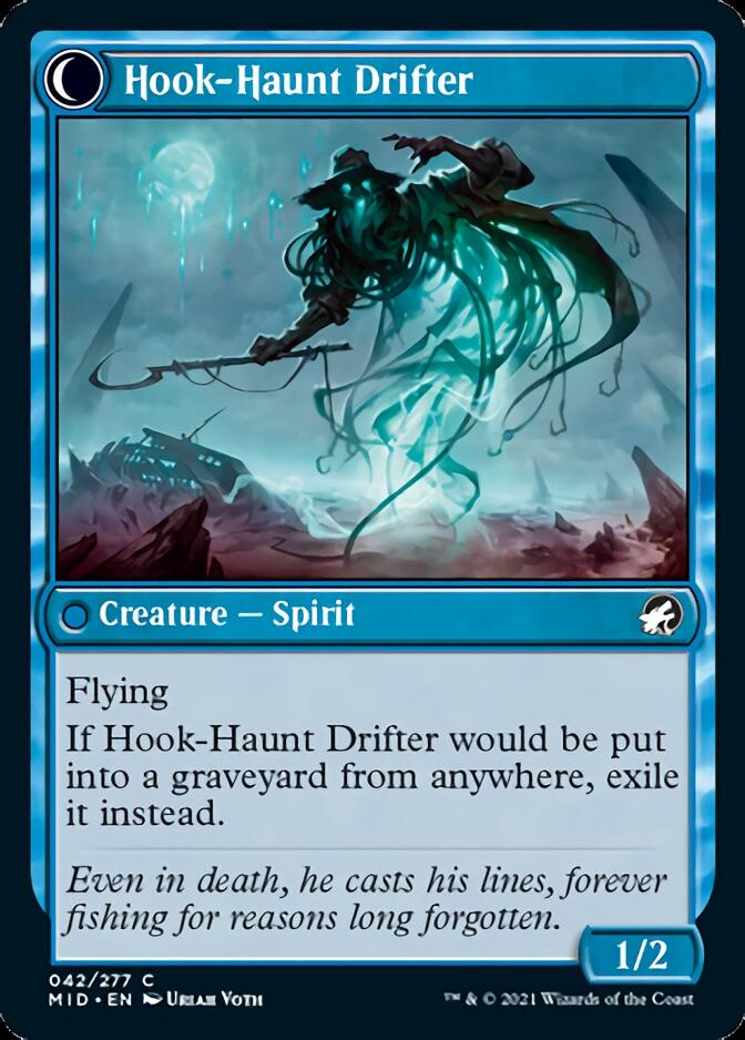 Baithook Angler // Hook-Haunt Drifter [Innistrad: Midnight Hunt] | Gaming Infinity