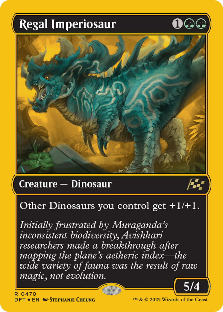 Regal Imperiosaur (First-Place Foil) [Aetherdrift] | Gaming Infinity