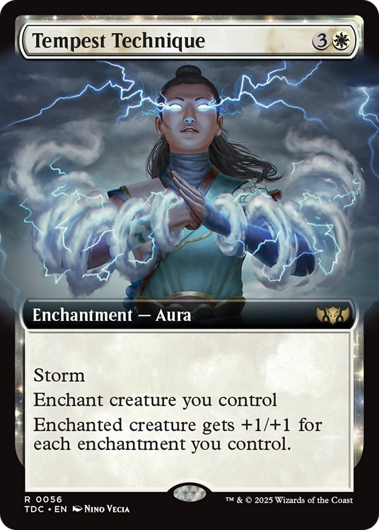 Tempest Technique (Extended Art) [Tarkir: Dragonstorm Commander] | Gaming Infinity