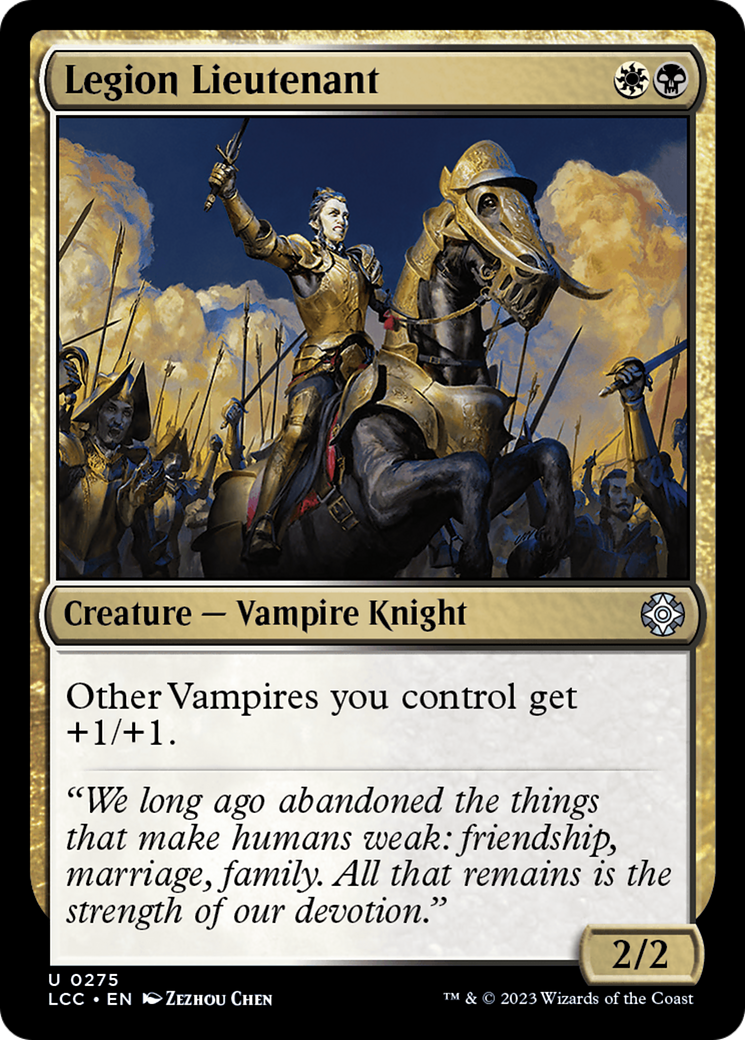 Legion Lieutenant [The Lost Caverns of Ixalan Commander] | Gaming Infinity
