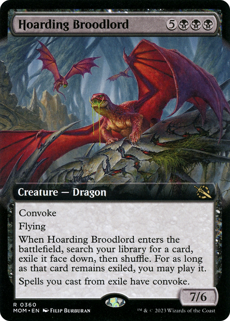 Hoarding Broodlord (Extended Art) [March of the Machine] | Gaming Infinity