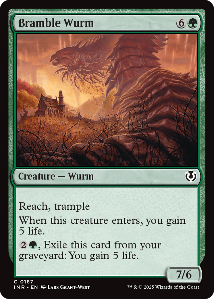 Bramble Wurm [Innistrad Remastered] | Gaming Infinity