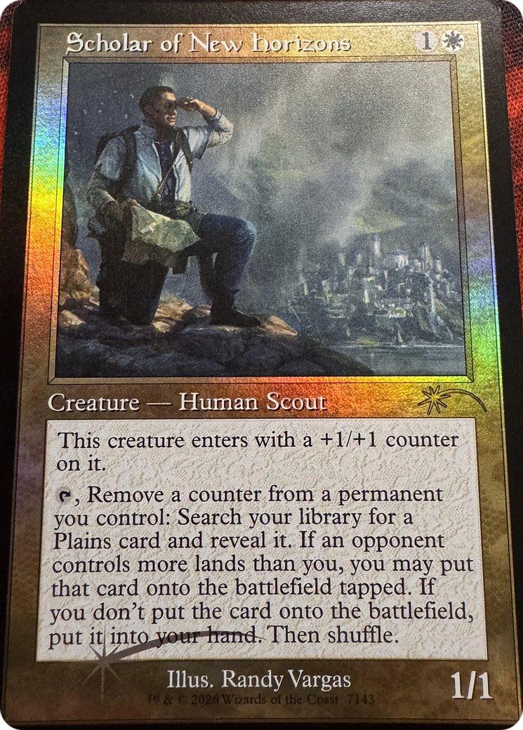 Scholar of New Horizons (Retro Frame) [Secret Lair Drop Series] | Gaming Infinity