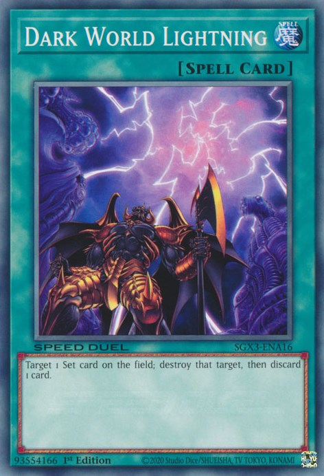 Dark World Lightning [SGX3-ENA16] Common | Gaming Infinity