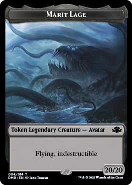Goblin // Marit Lage Double-Sided Token [Dominaria Remastered Tokens] | Gaming Infinity