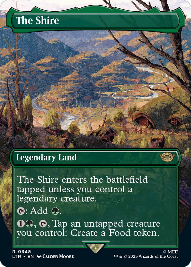 The Shire (Borderless Alternate Art) [The Lord of the Rings: Tales of Middle-Earth] | Gaming Infinity