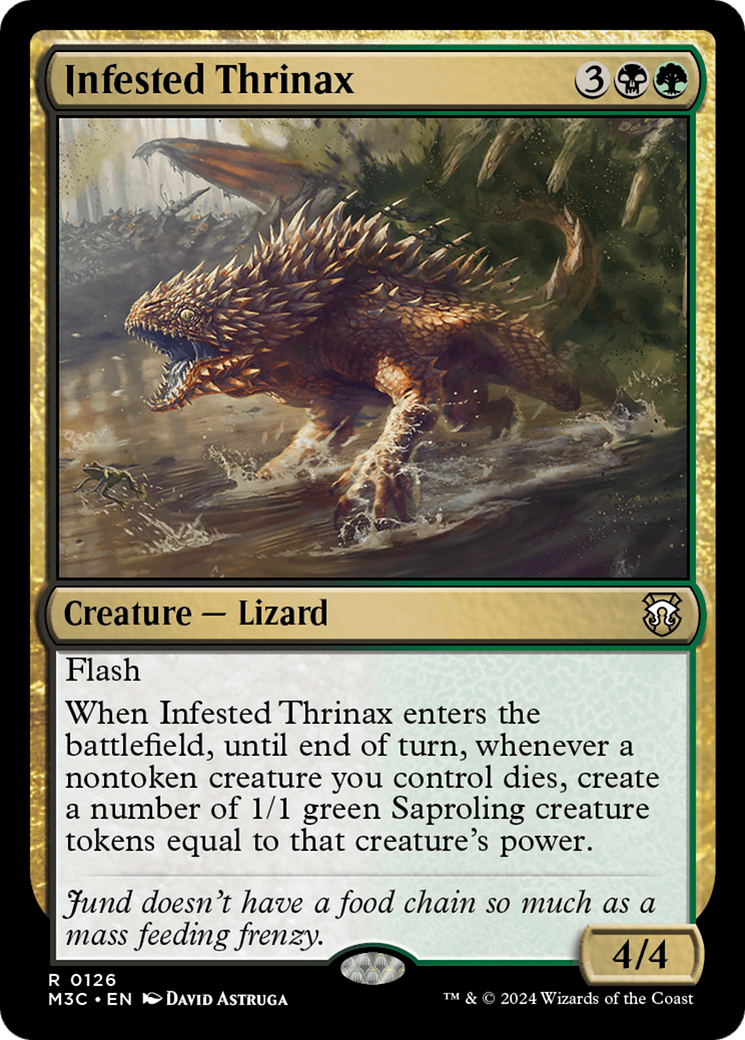 Infested Thrinax [Modern Horizons 3 Commander] | Gaming Infinity