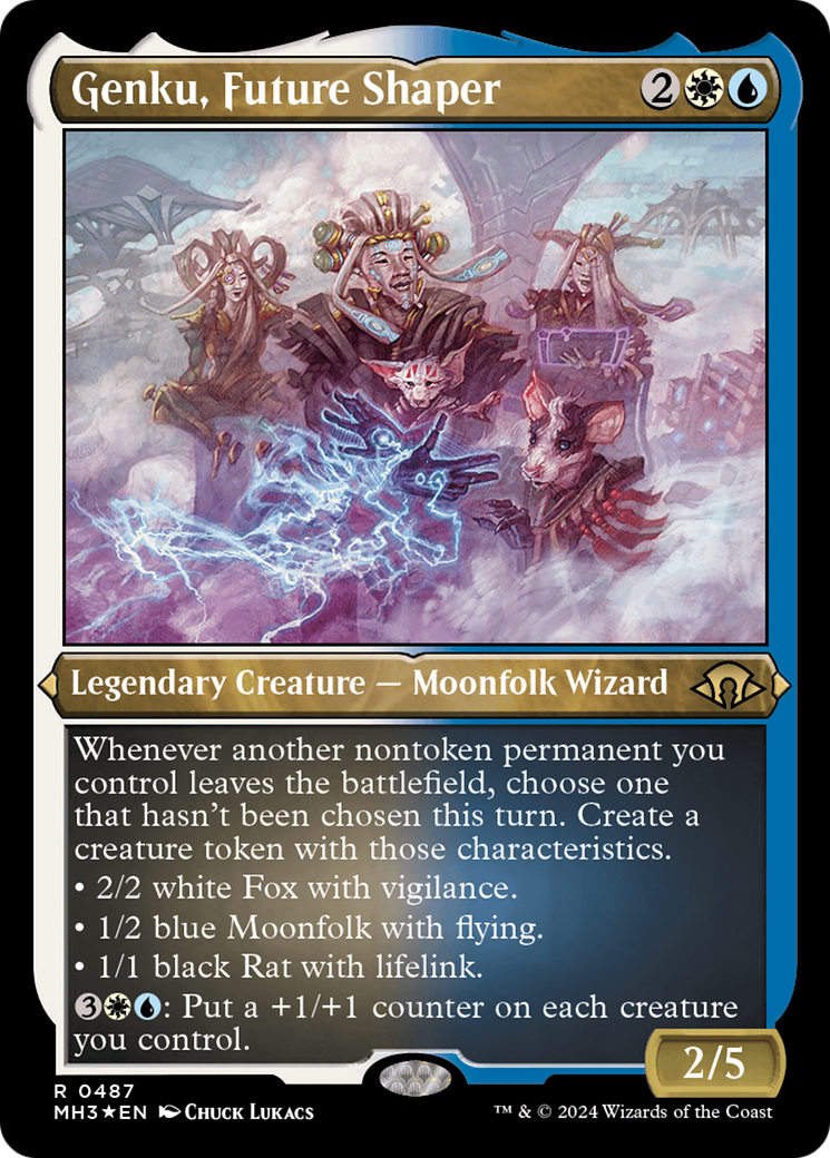 Genku, Future Shaper (Foil Etched) [Modern Horizons 3] | Gaming Infinity