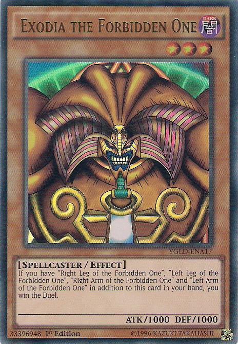Exodia the Forbidden One [YGLD-ENA17] Ultra Rare | Gaming Infinity