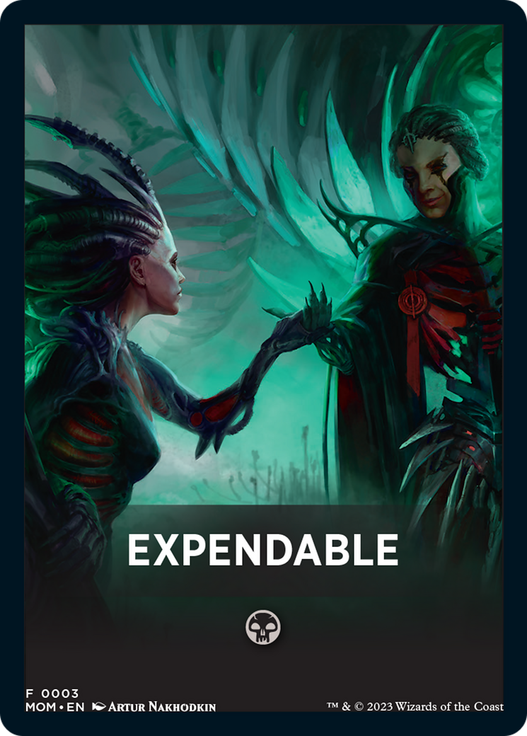 Expendable Theme Card [March of the Machine Tokens] | Gaming Infinity