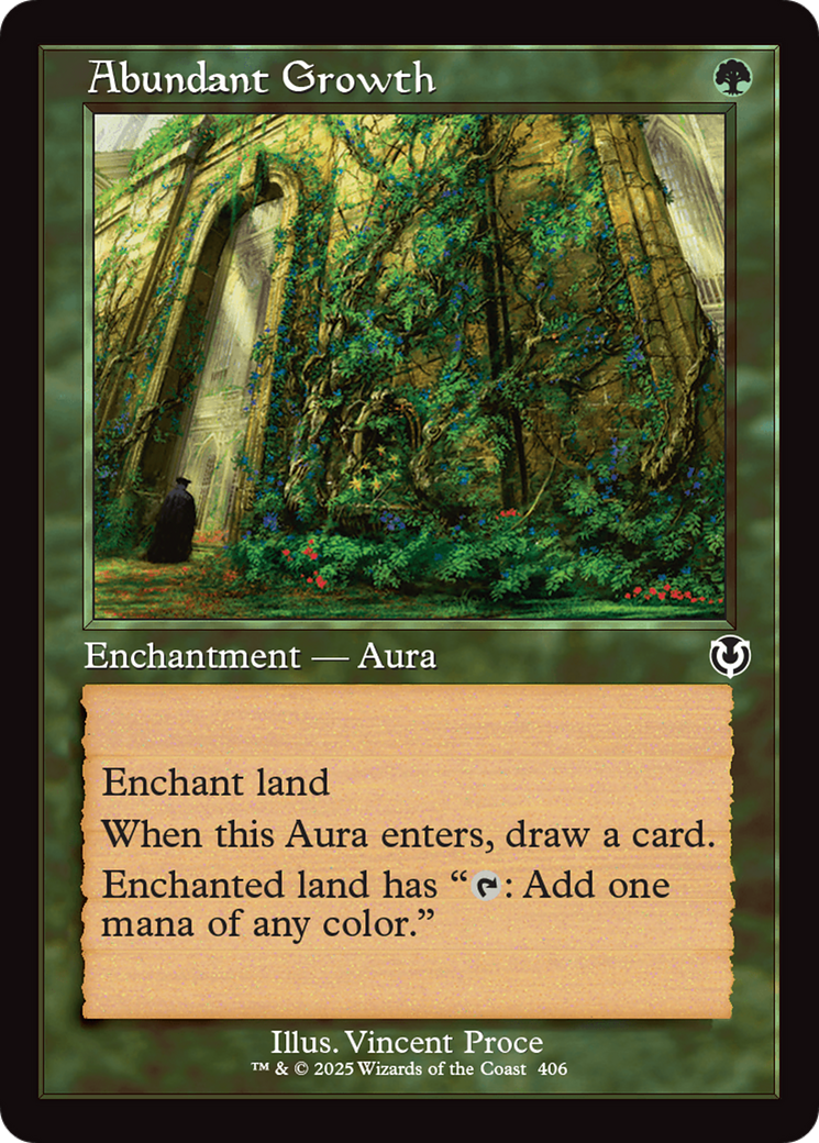 Abundant Growth (Retro Frame) [Innistrad Remastered] | Gaming Infinity