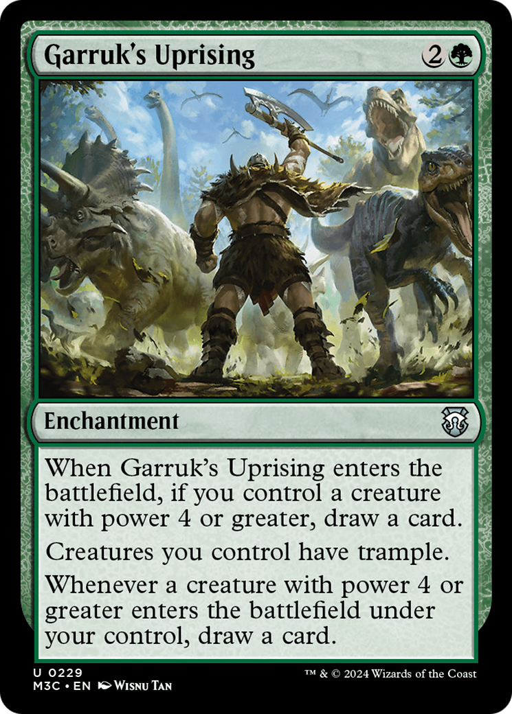 Garruk's Uprising (Ripple Foil) [Modern Horizons 3 Commander] | Gaming Infinity