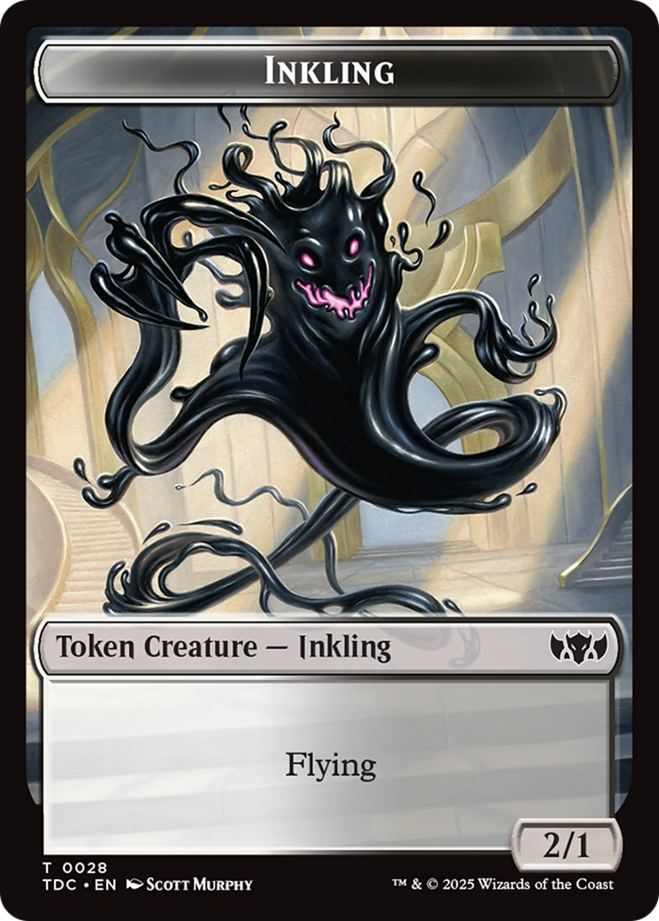 Inkling // Insect (0023) Double-Sided Token [Tarkir: Dragonstorm Commander Tokens] | Gaming Infinity