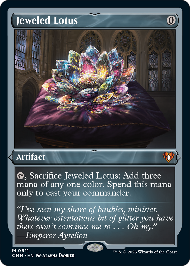 Jeweled Lotus (Foil Etched) [Commander Masters] | Gaming Infinity