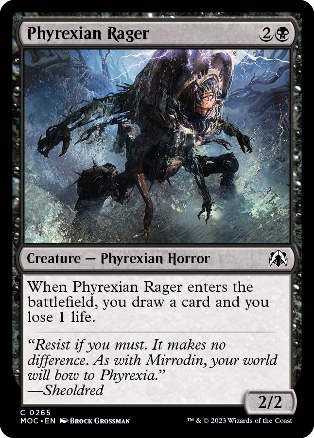 Phyrexian Rager [March of the Machine Commander] | Gaming Infinity