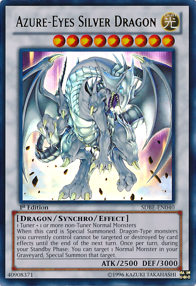 Azure-Eyes Silver Dragon [SDBE-EN040] Ultra Rare | Gaming Infinity