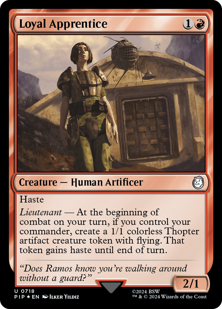 Loyal Apprentice (Surge Foil) [Fallout] | Gaming Infinity