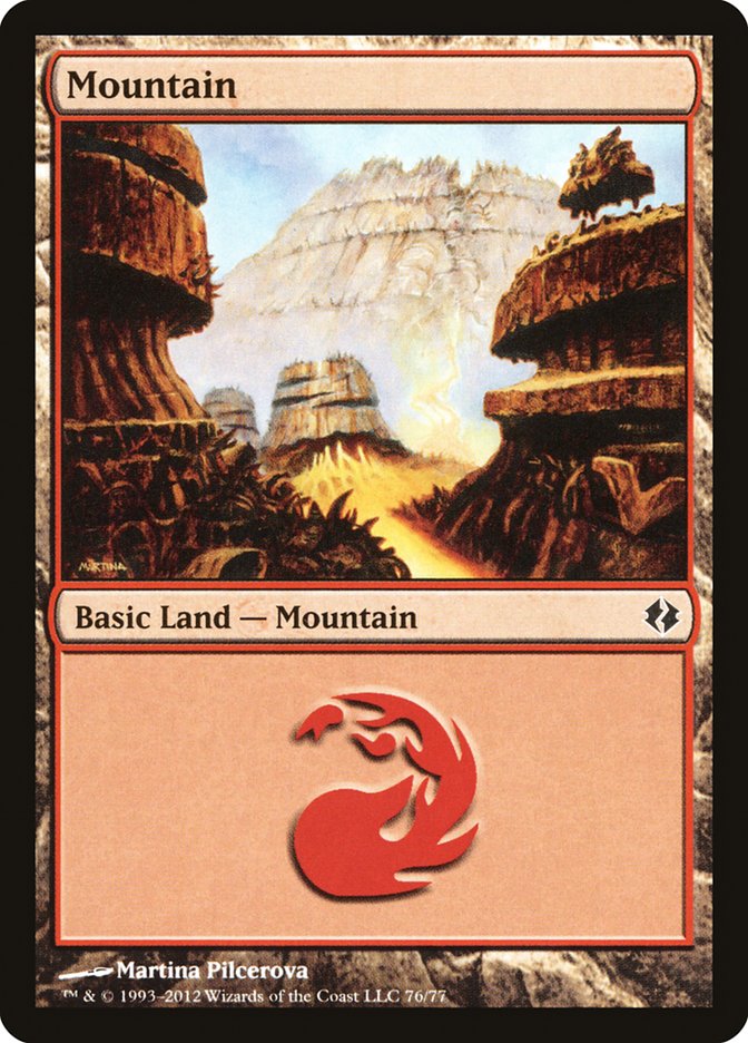 Mountain (76) [Duel Decks: Venser vs. Koth] | Gaming Infinity