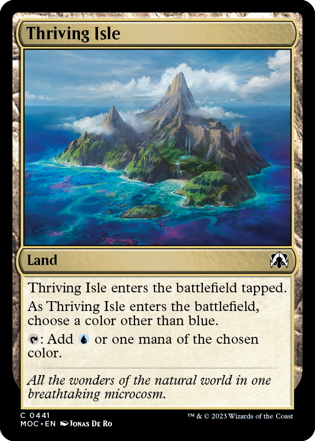 Thriving Isle [March of the Machine Commander] | Gaming Infinity