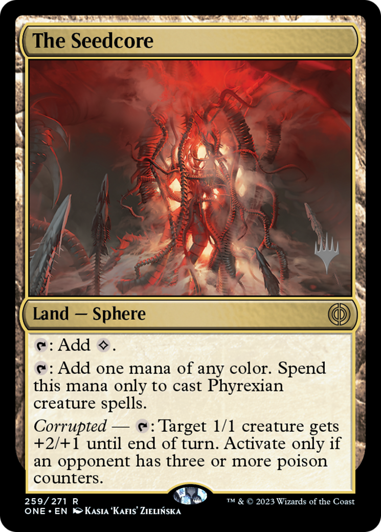 The Seedcore (Promo Pack) [Phyrexia: All Will Be One Promos] | Gaming Infinity