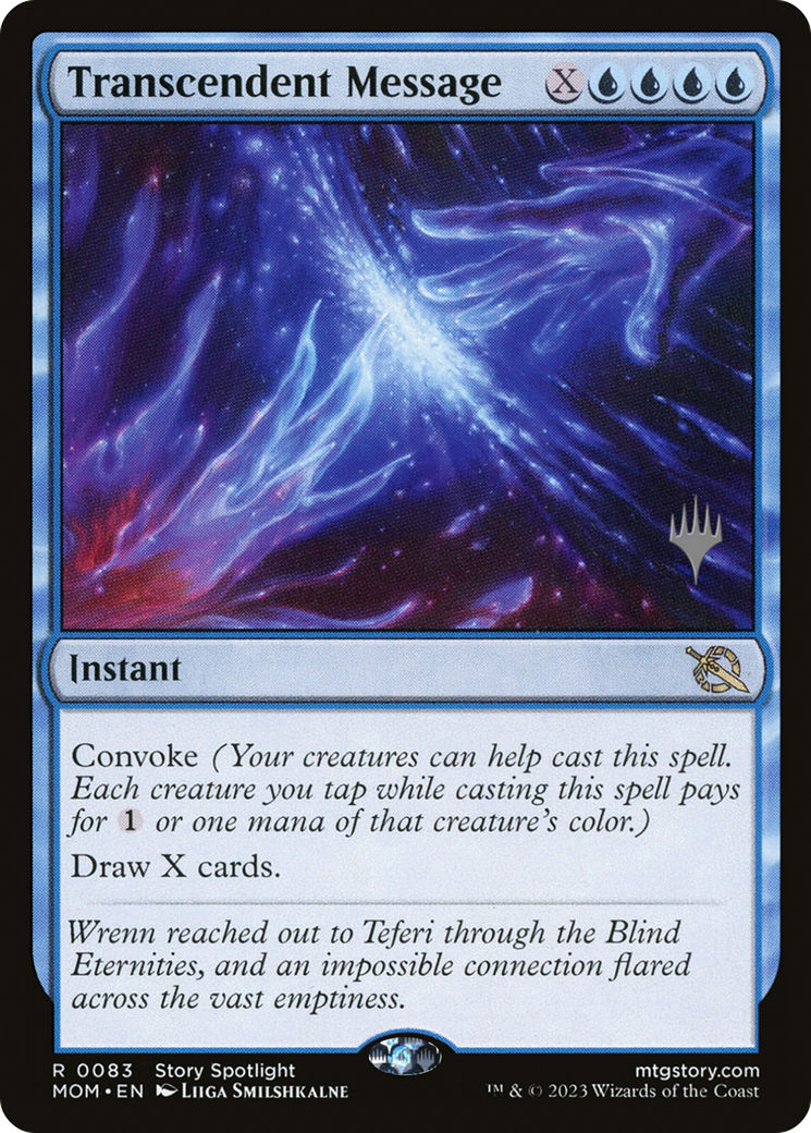 Transcendent Message (Promo Pack) [March of the Machine Promos] | Gaming Infinity