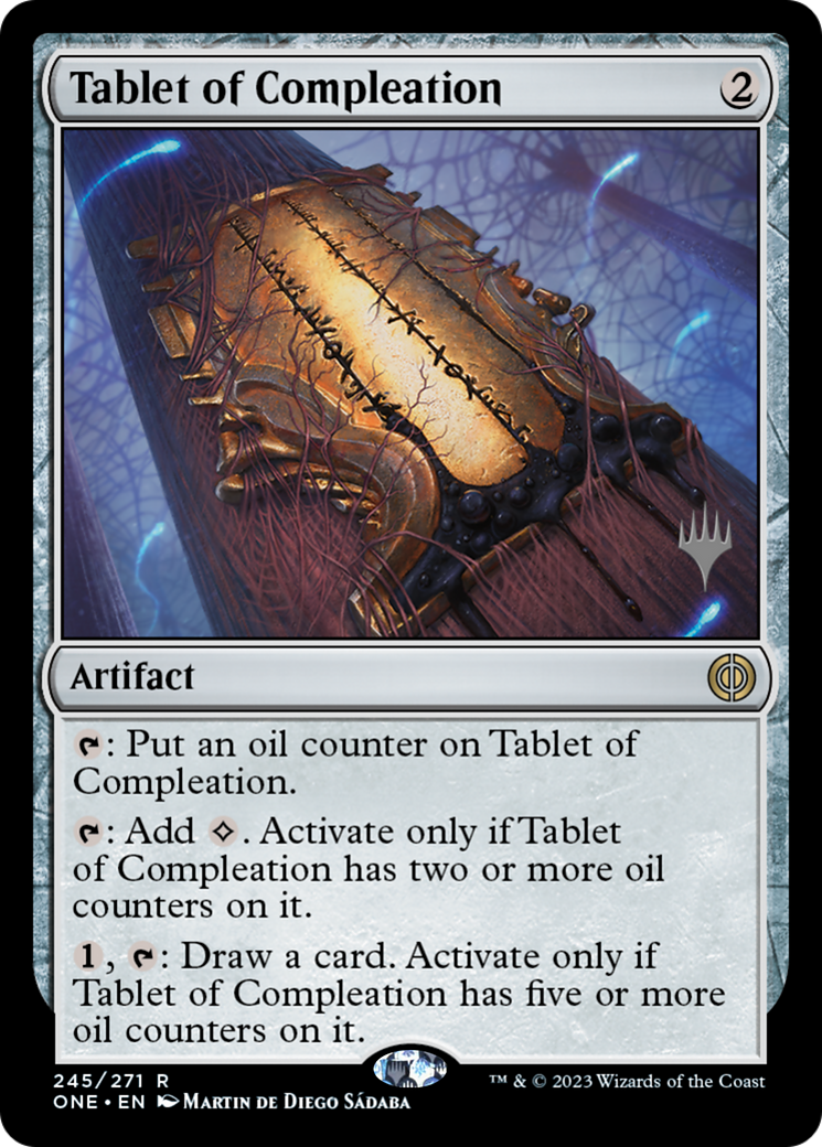 Tablet of Compleation (Promo Pack) [Phyrexia: All Will Be One Promos] | Gaming Infinity