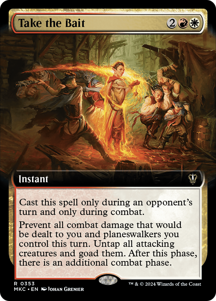 Take the Bait (Extended Art) [Murders at Karlov Manor Commander] | Gaming Infinity