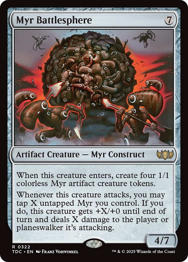 Myr Battlesphere [Tarkir: Dragonstorm Commander] | Gaming Infinity