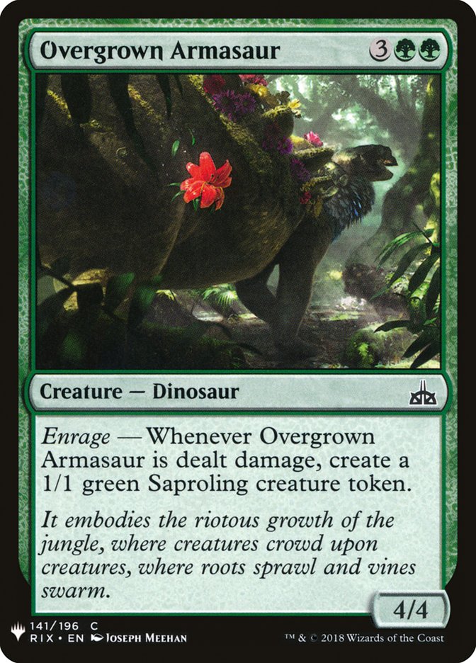 Overgrown Armasaur [Mystery Booster] | Gaming Infinity