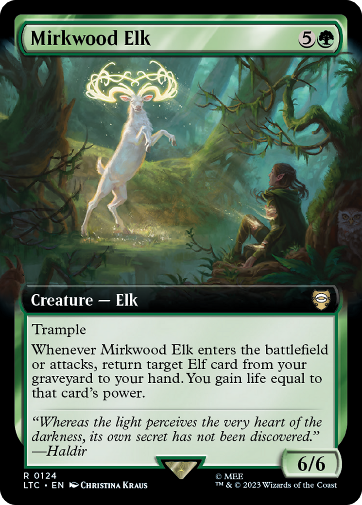 Mirkwood Elk (Extended Art) [The Lord of the Rings: Tales of Middle-Earth Commander] | Gaming Infinity