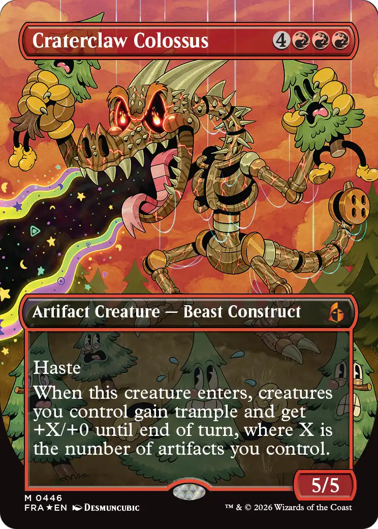 Craterclaw Colossus (Borderless) (0446) [Reality Fracture] | Gaming Infinity