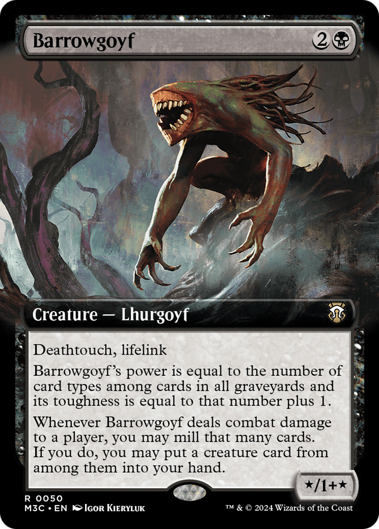 Barrowgoyf (Extended Art) [Modern Horizons 3 Commander] | Gaming Infinity