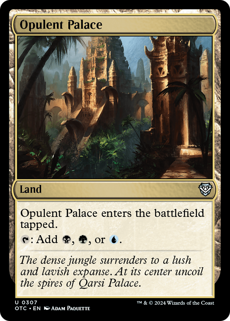 Opulent Palace [Outlaws of Thunder Junction Commander] | Gaming Infinity