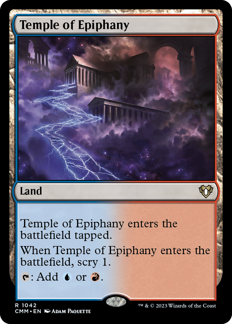 Temple of Epiphany [Commander Masters] | Gaming Infinity