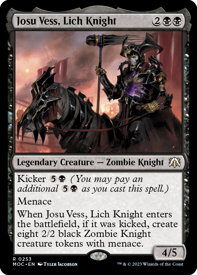 Josu Vess, Lich Knight [March of the Machine Commander] | Gaming Infinity